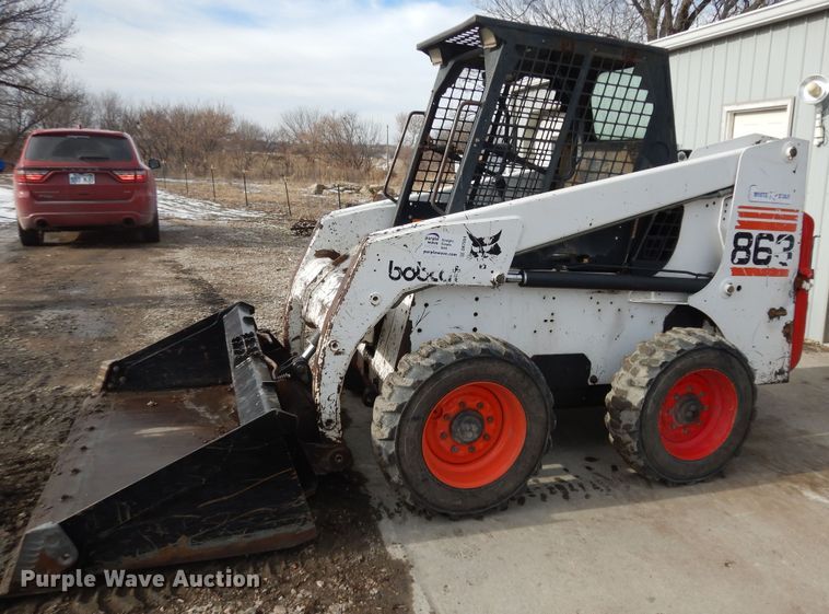 image for item DK7554 1998 Bobcat 863  skid steer loader