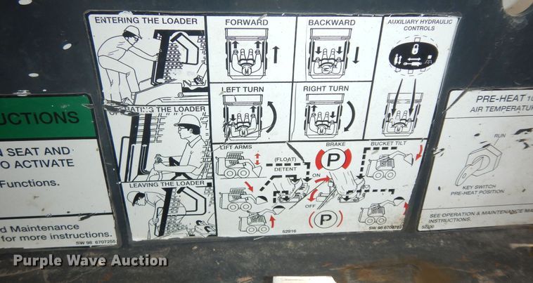 image for item DK7554 1998 Bobcat 863  skid steer loader