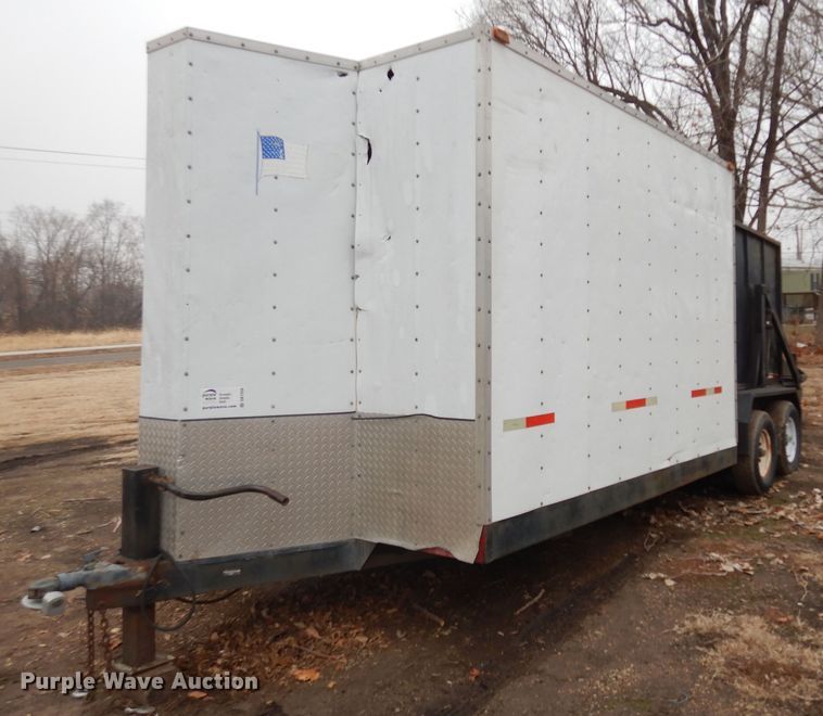 image for item DK7556 2017 Shop built  refuse trailer