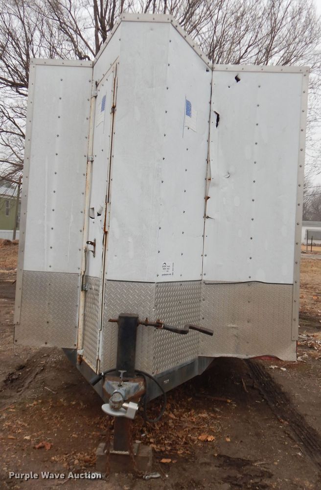 image for item DK7556 2017 Shop built  refuse trailer