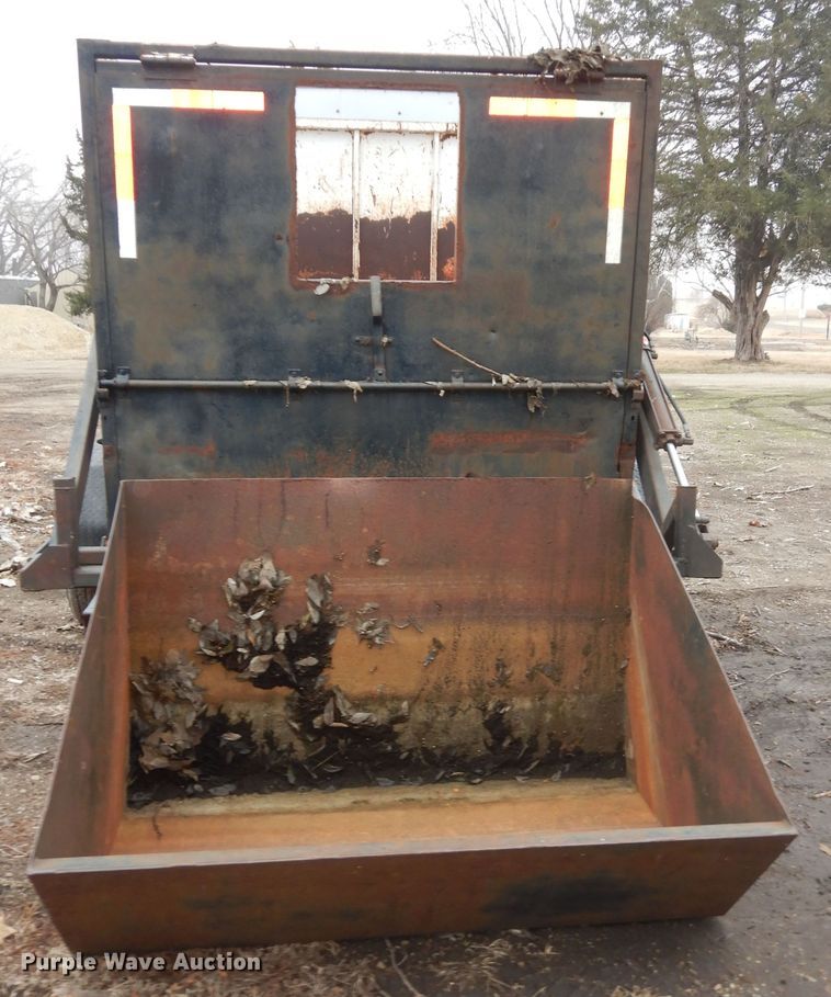 image for item DK7556 2017 Shop built  refuse trailer