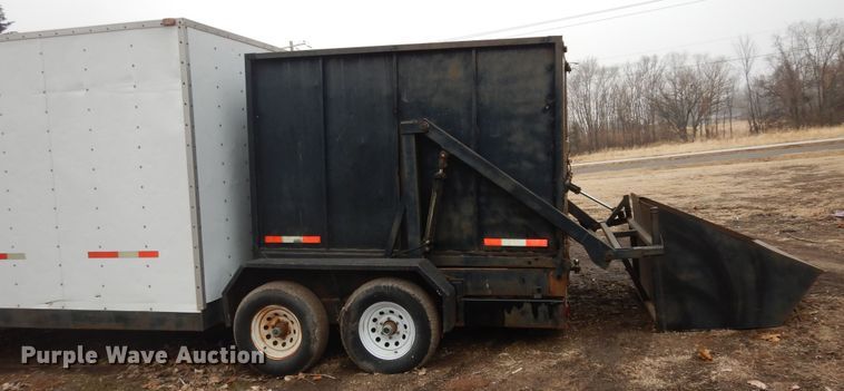 image for item DK7556 2017 Shop built  refuse trailer