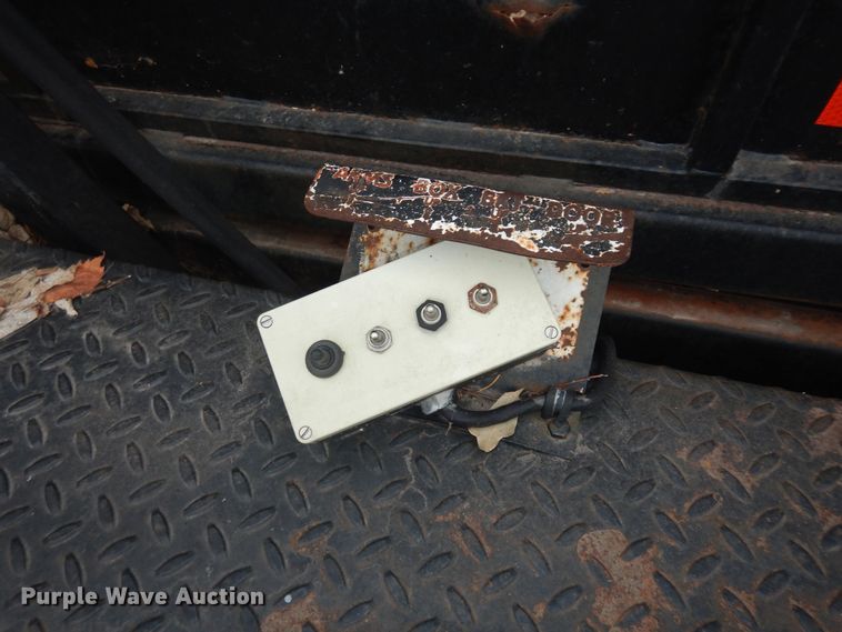 image for item DK7556 2017 Shop built  refuse trailer