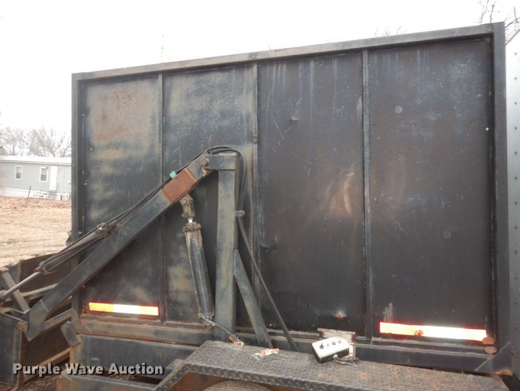 image for item DK7556 2017 Shop built  refuse trailer