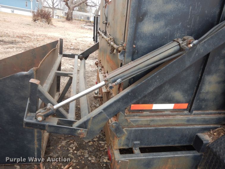 image for item DK7556 2017 Shop built  refuse trailer