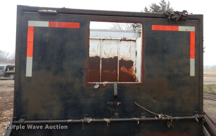 image for item DK7556 2017 Shop built  refuse trailer