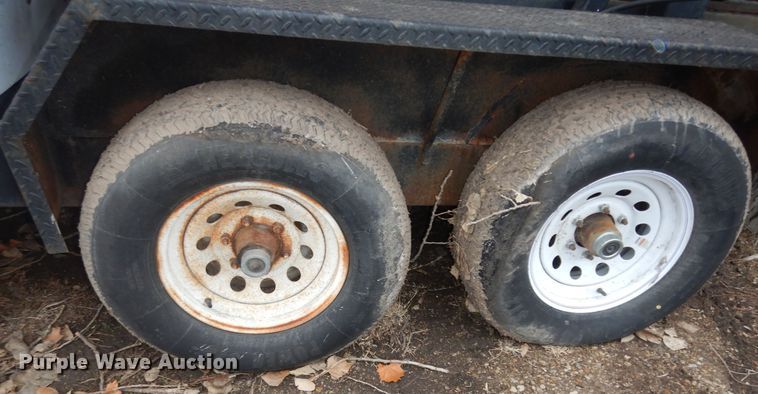 image for item DK7556 2017 Shop built  refuse trailer