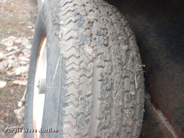 image for item DK7556 2017 Shop built  refuse trailer