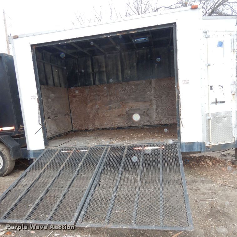 image for item DK7556 2017 Shop built  refuse trailer