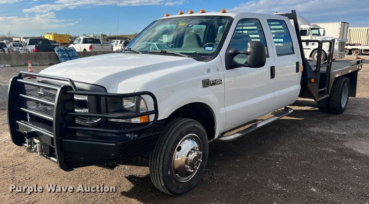 image for item DO8996 2004 Ford F450 Super Duty  Crew Cab flatbed truck