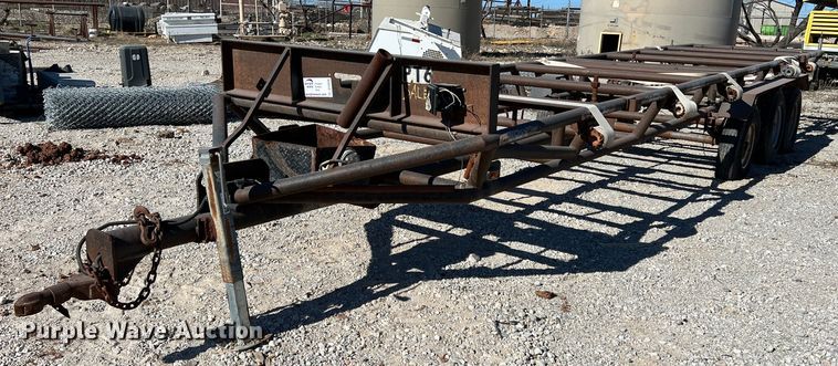 image for item DS2648 Shop built  pipe trailer