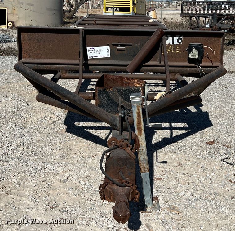 image for item DS2648 Shop built  pipe trailer