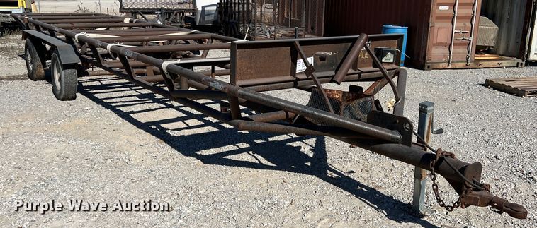 image for item DS2648 Shop built  pipe trailer
