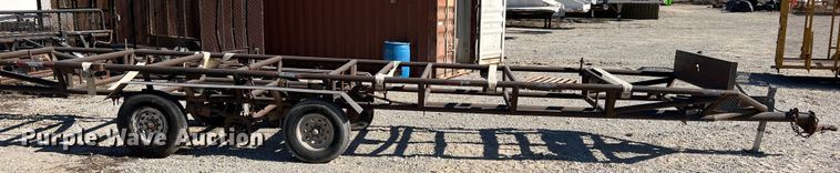 image for item DS2648 Shop built  pipe trailer