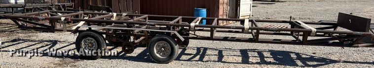 image for item DS2648 Shop built  pipe trailer