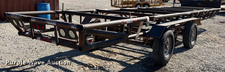 image for item DS2648 Shop built  pipe trailer