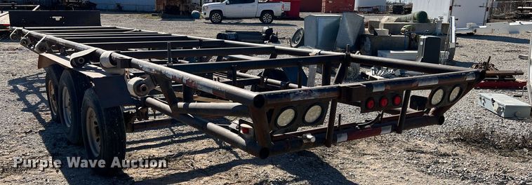 image for item DS2648 Shop built  pipe trailer