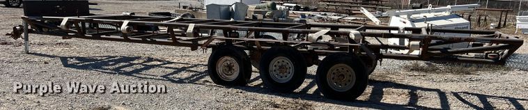 image for item DS2648 Shop built  pipe trailer
