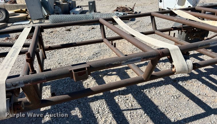 image for item DS2648 Shop built  pipe trailer