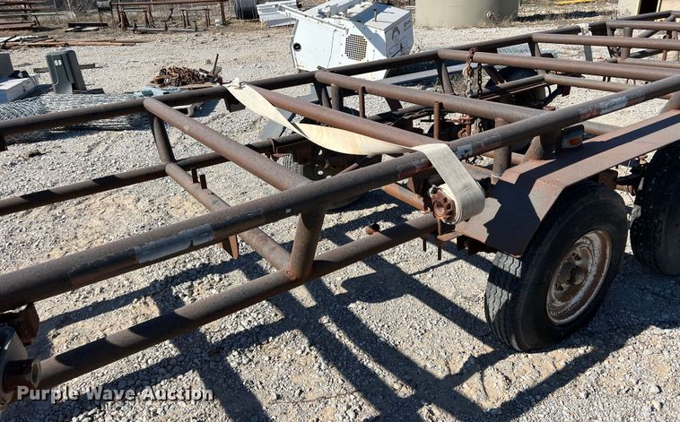 image for item DS2648 Shop built  pipe trailer