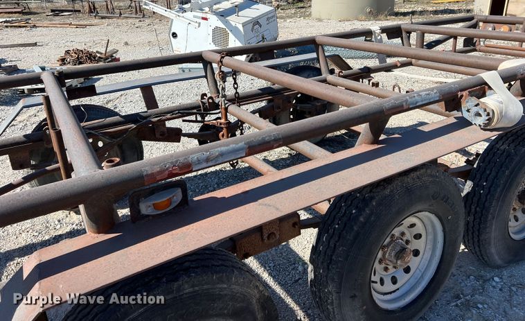 image for item DS2648 Shop built  pipe trailer