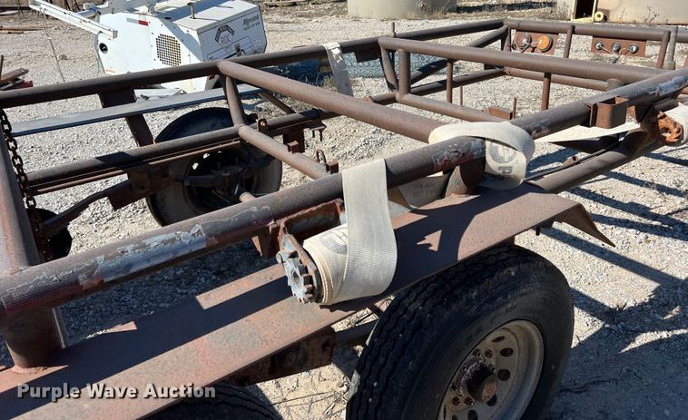 image for item DS2648 Shop built  pipe trailer