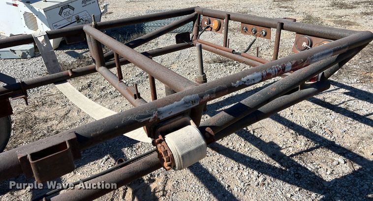 image for item DS2648 Shop built  pipe trailer