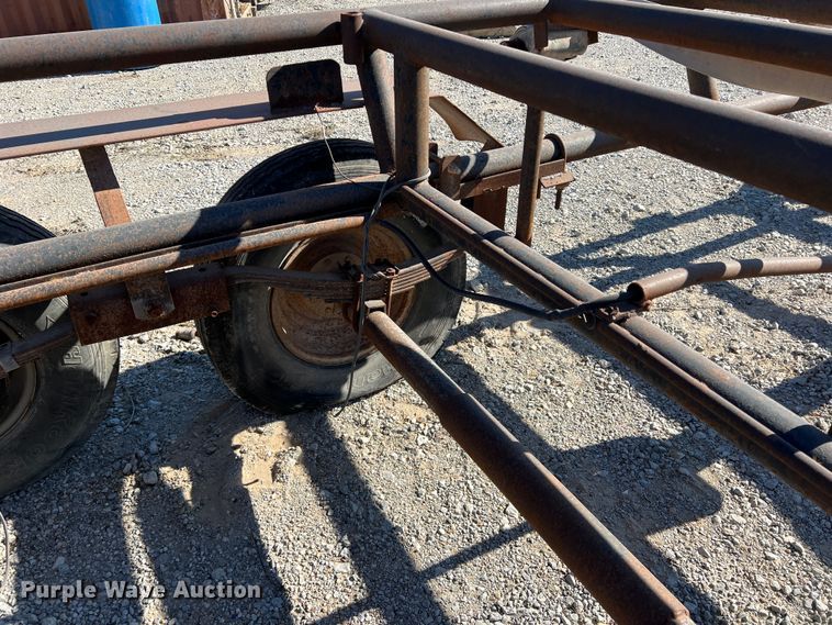 image for item DS2648 Shop built  pipe trailer