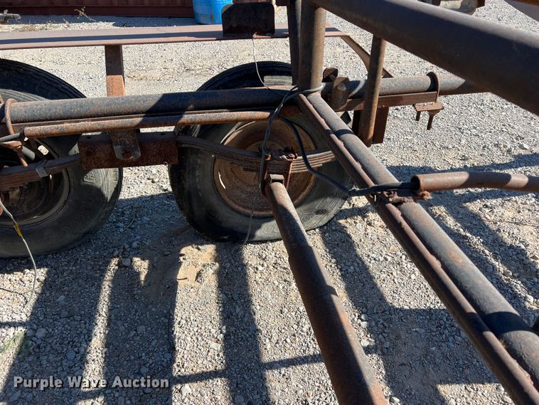 image for item DS2648 Shop built  pipe trailer