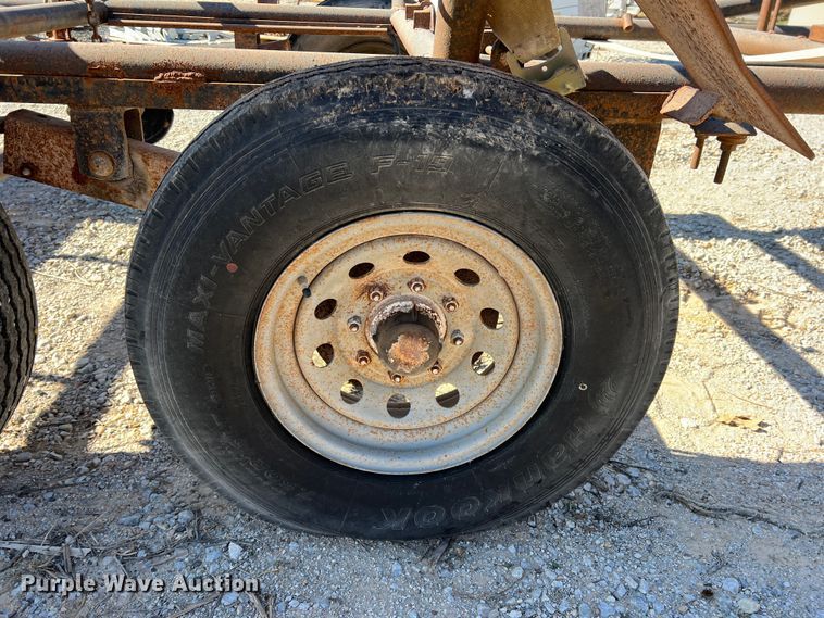 image for item DS2648 Shop built  pipe trailer