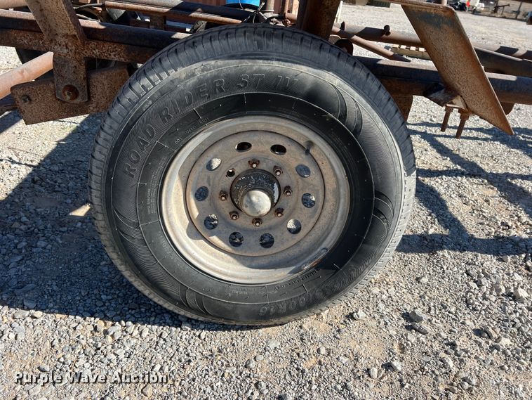 image for item DS2648 Shop built  pipe trailer