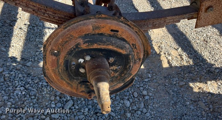 image for item DS2648 Shop built  pipe trailer