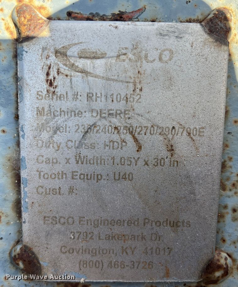 image for item DS2654 Esco  excavator bucket