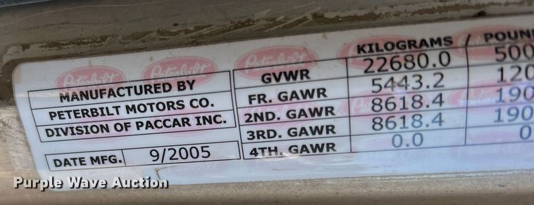 image for item DS2662 2006 Peterbilt 379  semi truck