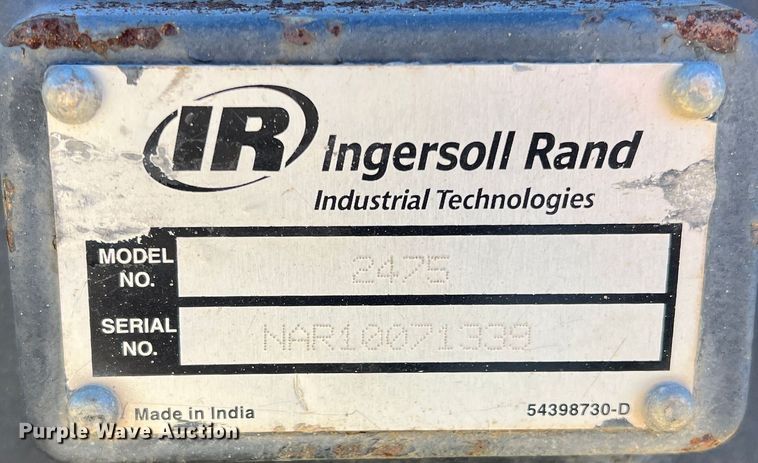 image for item DS2670 (2) Ingersoll Rand air compressors