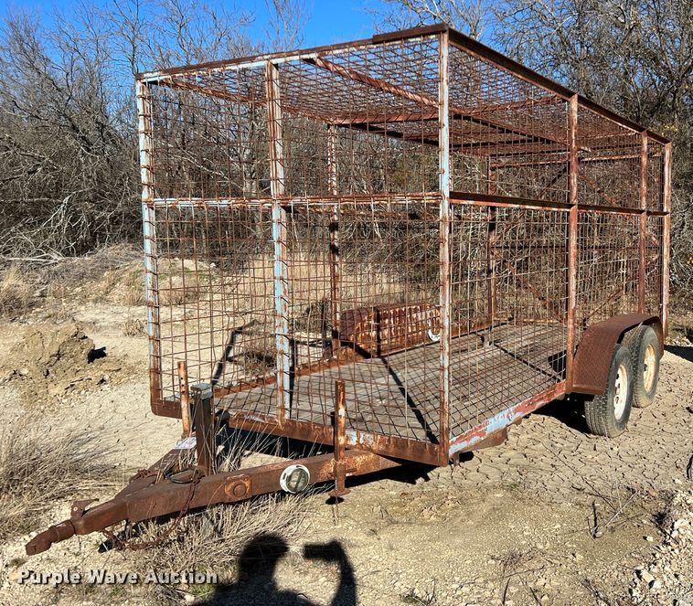 image for item DS2677 Shop built  refuse trailer