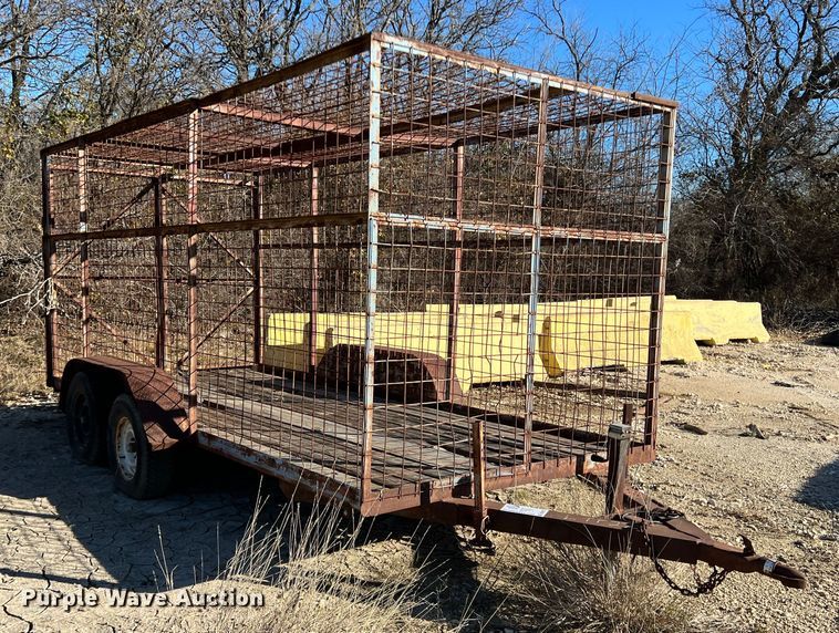 image for item DS2677 Shop built  refuse trailer