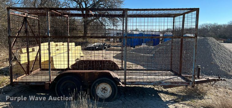 image for item DS2677 Shop built  refuse trailer