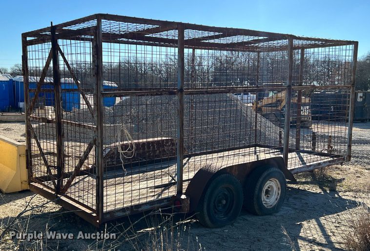 image for item DS2677 Shop built  refuse trailer