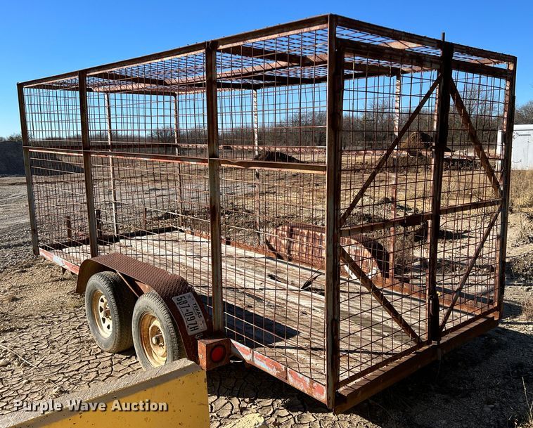 image for item DS2677 Shop built  refuse trailer