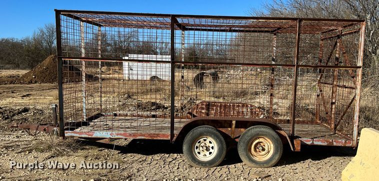 image for item DS2677 Shop built  refuse trailer