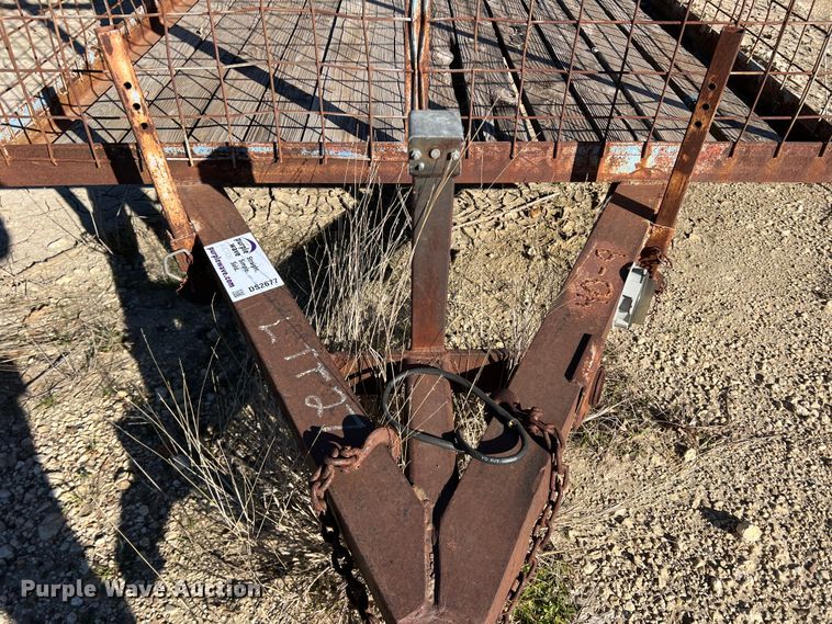 image for item DS2677 Shop built  refuse trailer