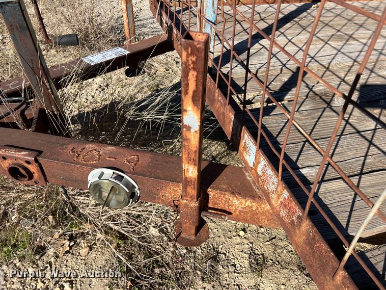 image for item DS2677 Shop built  refuse trailer