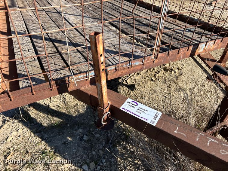 image for item DS2677 Shop built  refuse trailer