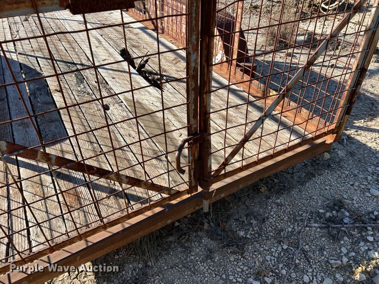 image for item DS2677 Shop built  refuse trailer