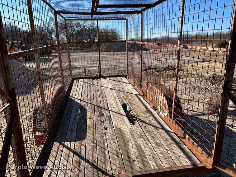 image for item DS2677 Shop built  refuse trailer