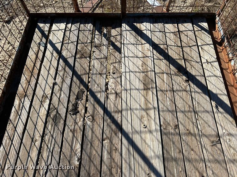 image for item DS2677 Shop built  refuse trailer