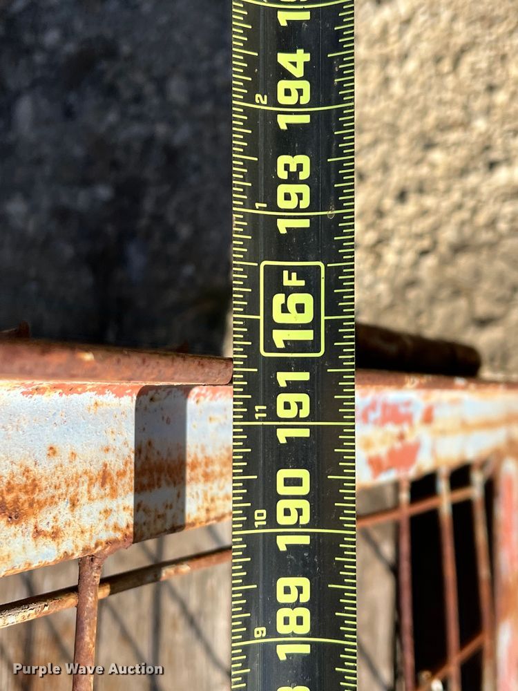 image for item DS2677 Shop built  refuse trailer