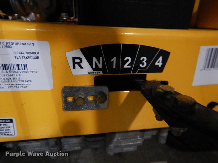 image for item IO9250 2013 Cub Cadet  lawn mower