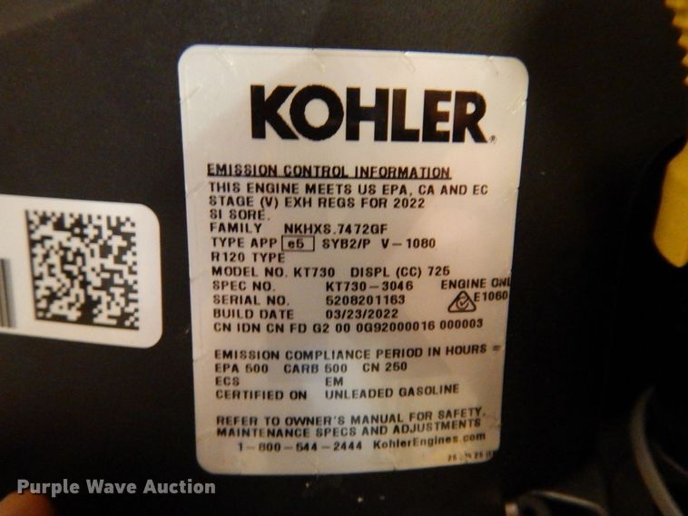 image for item IO9251 2022 Cub Cadet LT46  lawn mower